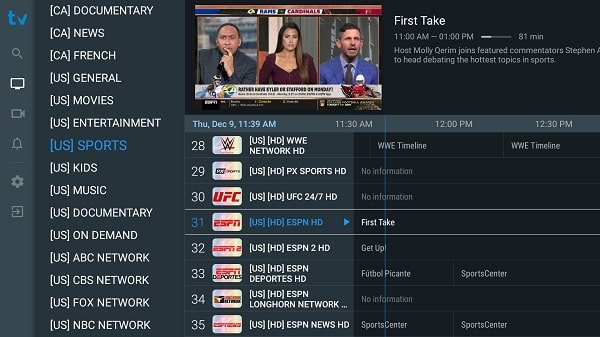 Adam IPTV Tivimate